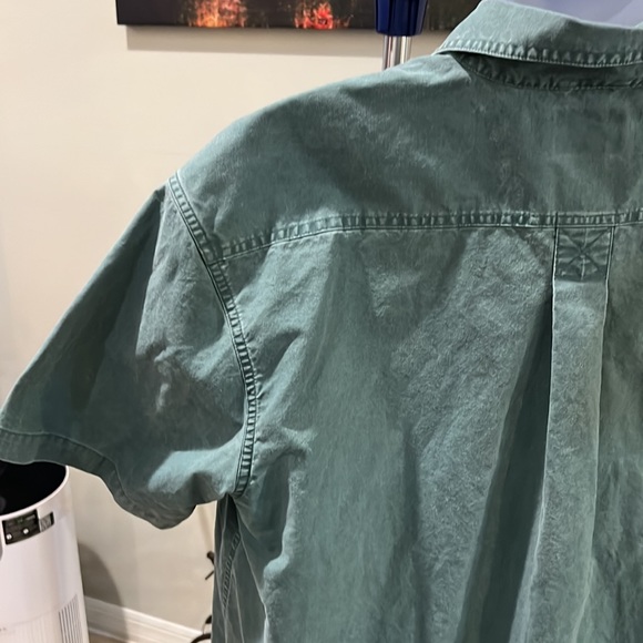 L.L. Bean Men's Sunwashed Canvas Shirt, Traditional Fit Short-Sleeve size XL-REG - Picture 7 of 13